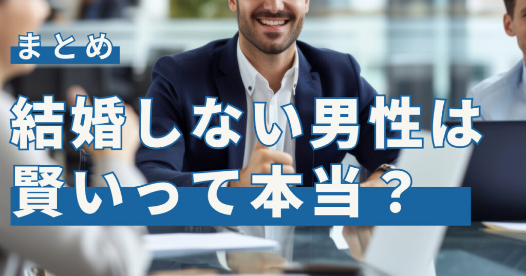 まとめ：結婚しない男性は賢いって本当？実際はどうなの？